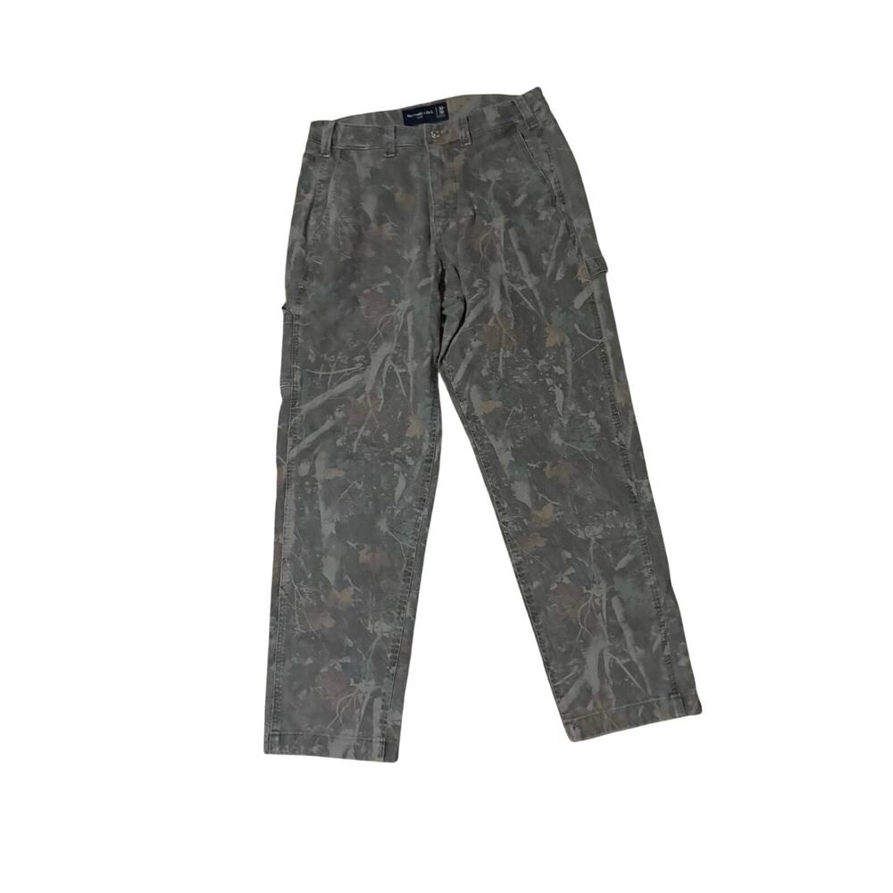 Abercrombie & Fitch Men's Loose Fit Camo Cargo Pants Size 30x30